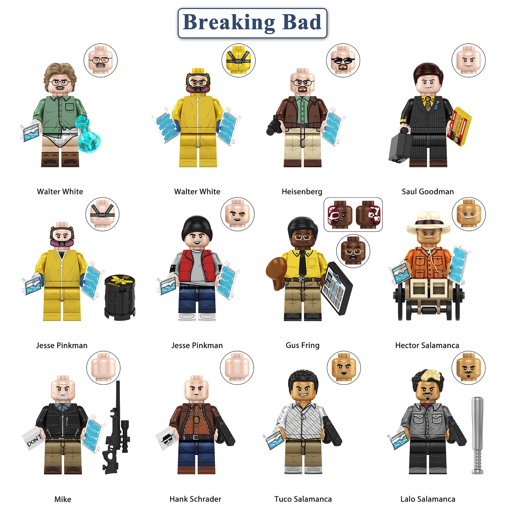 Minifigures TV Movie Series Building Blocks Diy Gift Kids Toy Collectible Gifts for Kids Fit LEGO