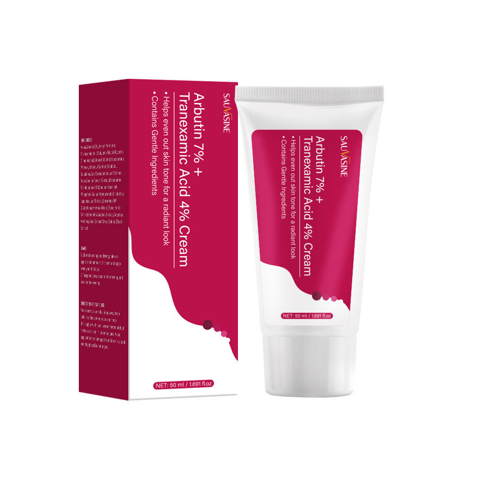 Arbutin Tranexamic Acid Cream 7% Arbutin and 4% Tranexamic Acid Brightening Dark Spot Corrector for Skin Care Home Use Natural 50ml