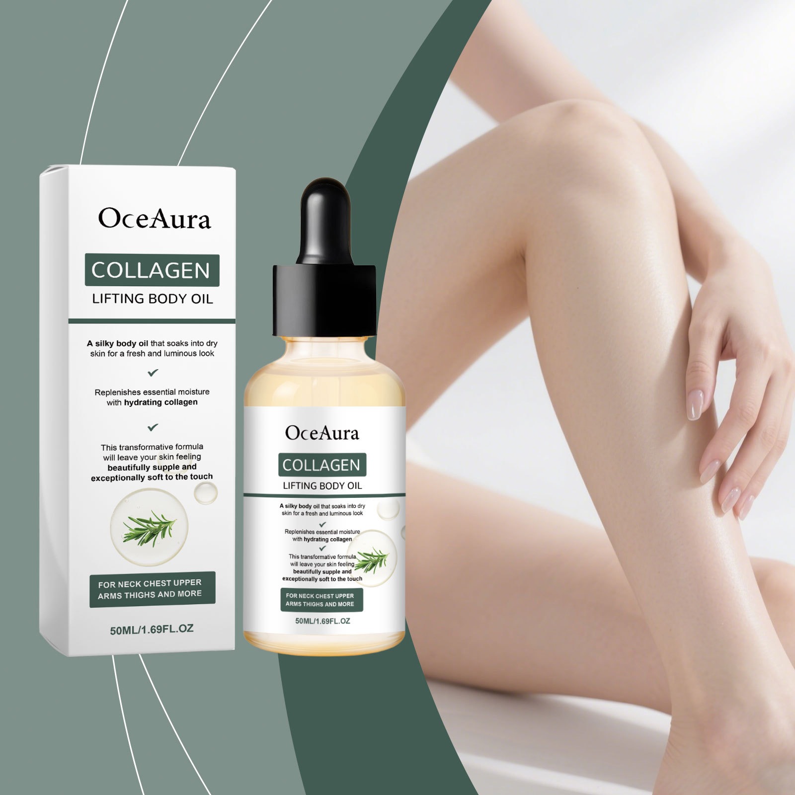 Renewing Body Oil Gentle Moisturising Smoothing Treatment for Daily Skin Care