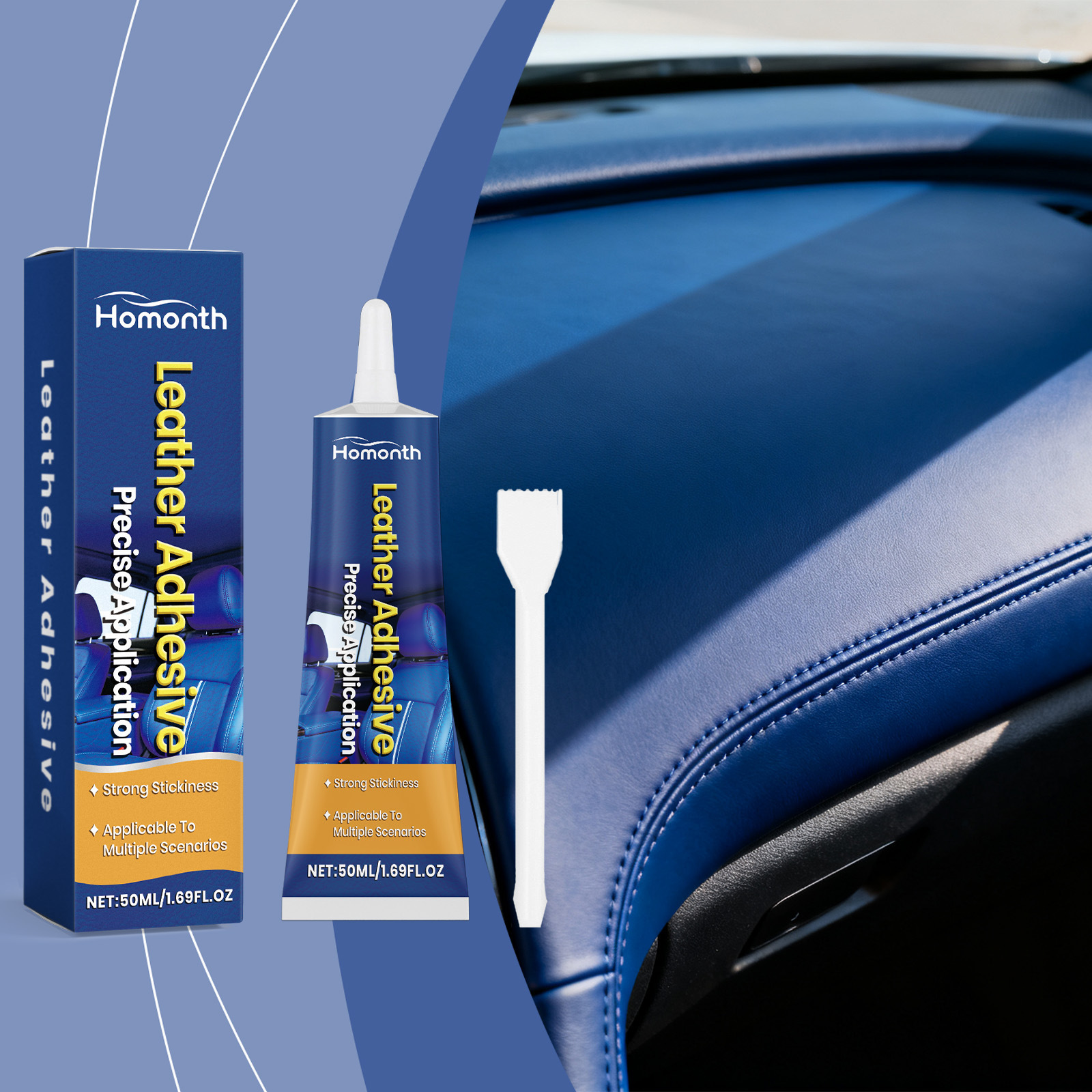 Leather Adhesive Glue For Car Leather Repair Precision Applicator And Convenient Use Strong Bonding Repair Solution