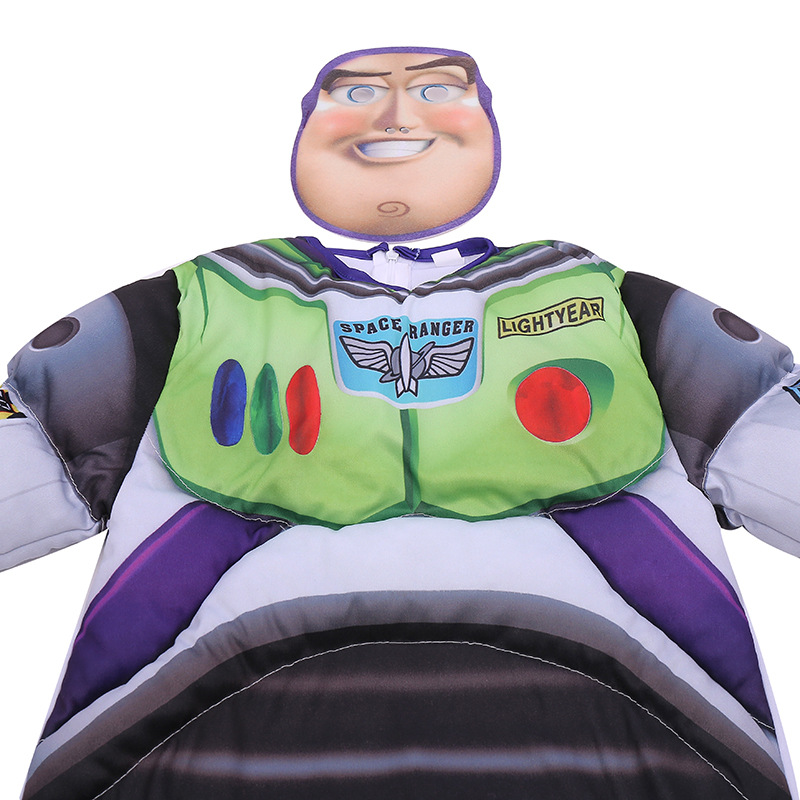 (L) Buzz Lightyear Kids Cartoon Role Play Halloween Party Themed Anime Cos Outfit Super Hero
