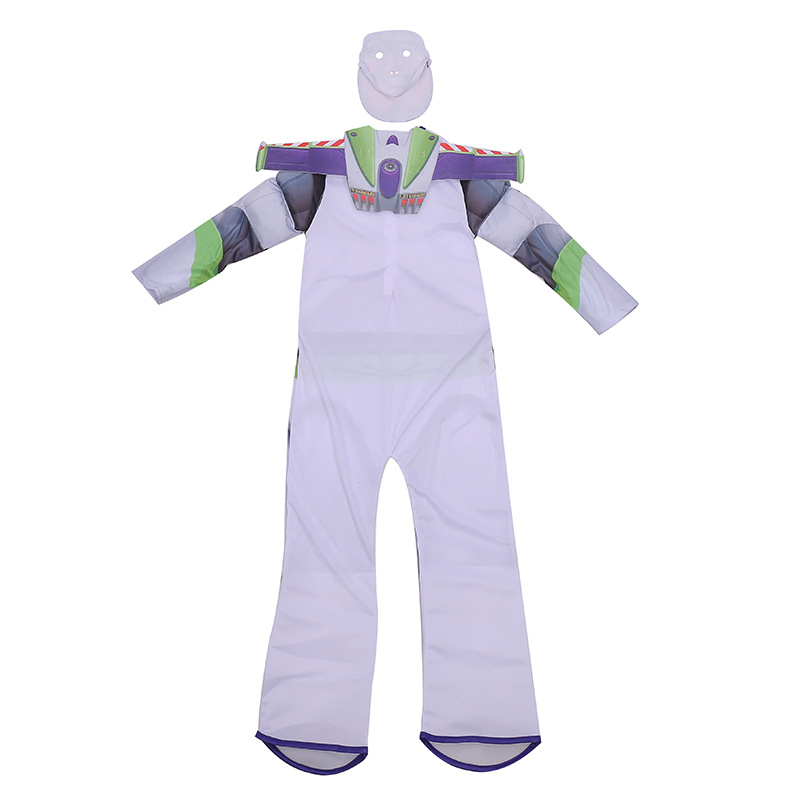 (L) Buzz Lightyear Kids Cartoon Role Play Halloween Party Themed Anime Cos Outfit Super Hero