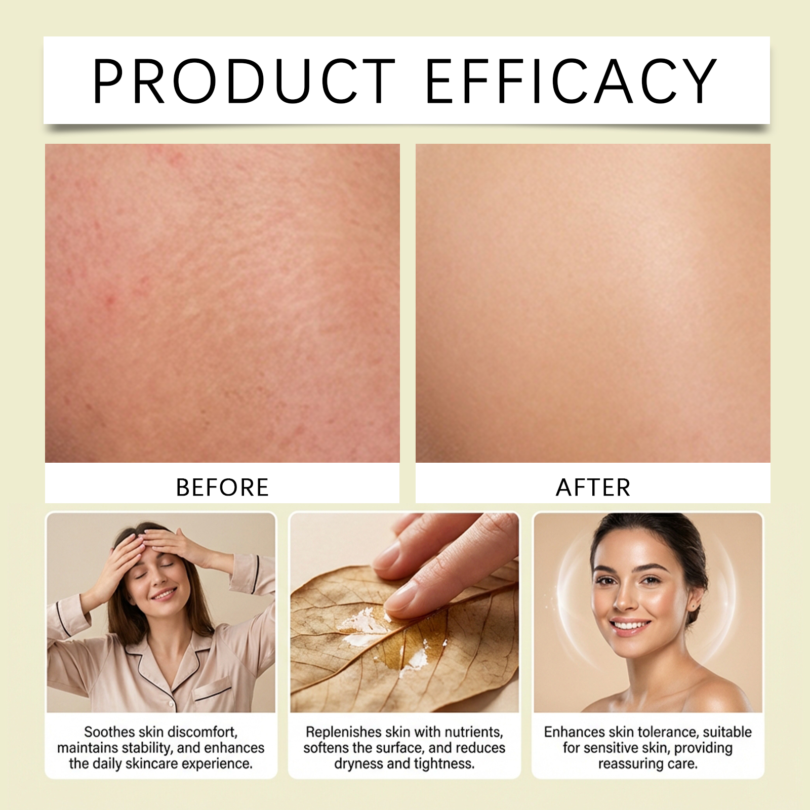 Skin Care Ointment Mild Ingredients Light Soft Texture Smooth Moisture Lock Hydrating Cream Protect Body Complexion