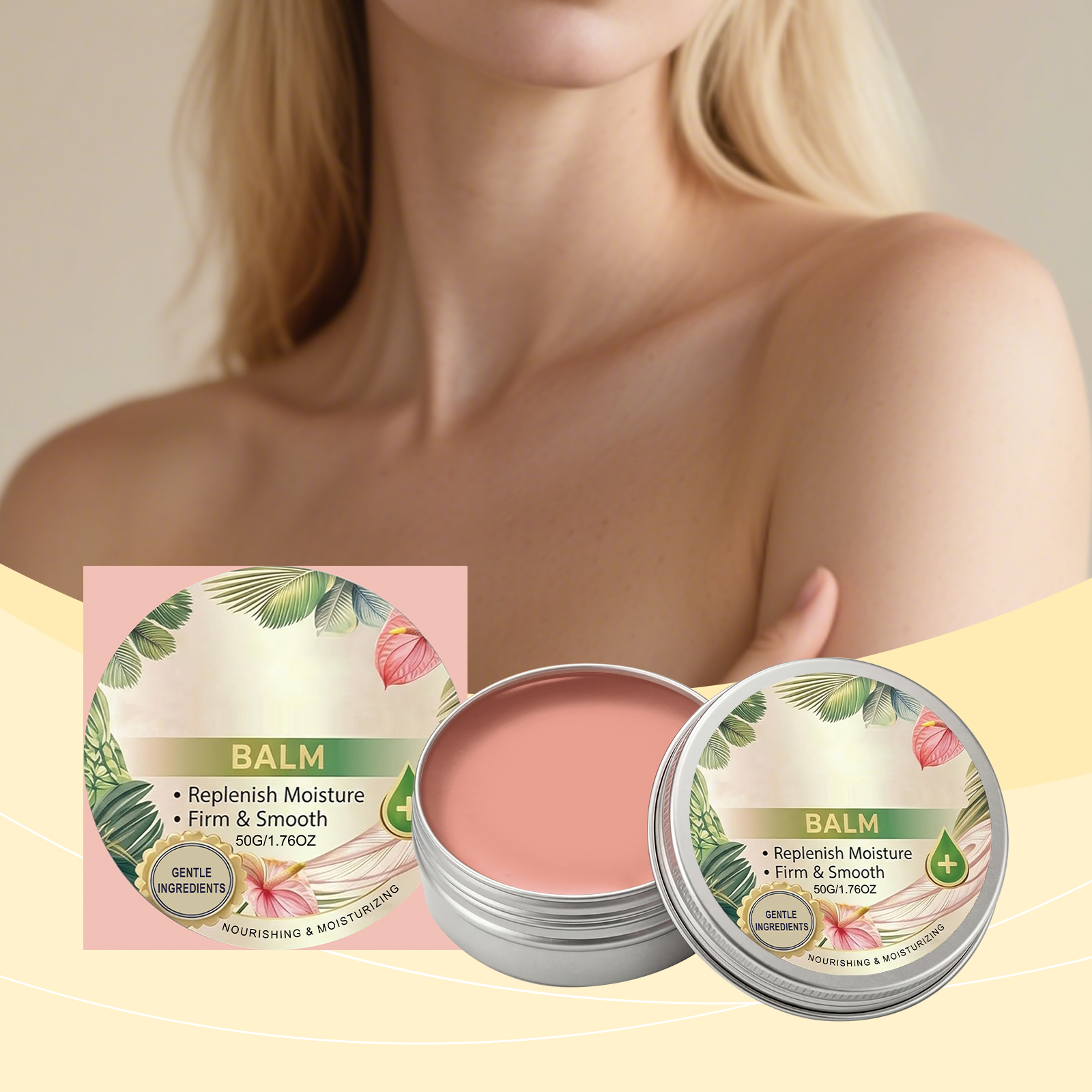 Skin Care Ointment Mild Ingredients Light Soft Texture Smooth Moisture Lock Hydrating Cream Protect Body Complexion