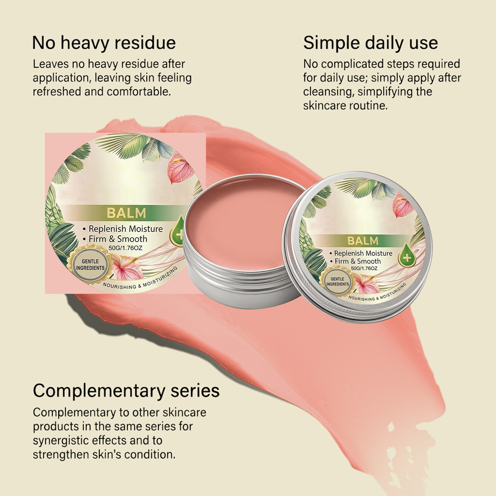 Skin Care Ointment Mild Ingredients Light Soft Texture Smooth Moisture Lock Hydrating Cream Protect Body Complexion