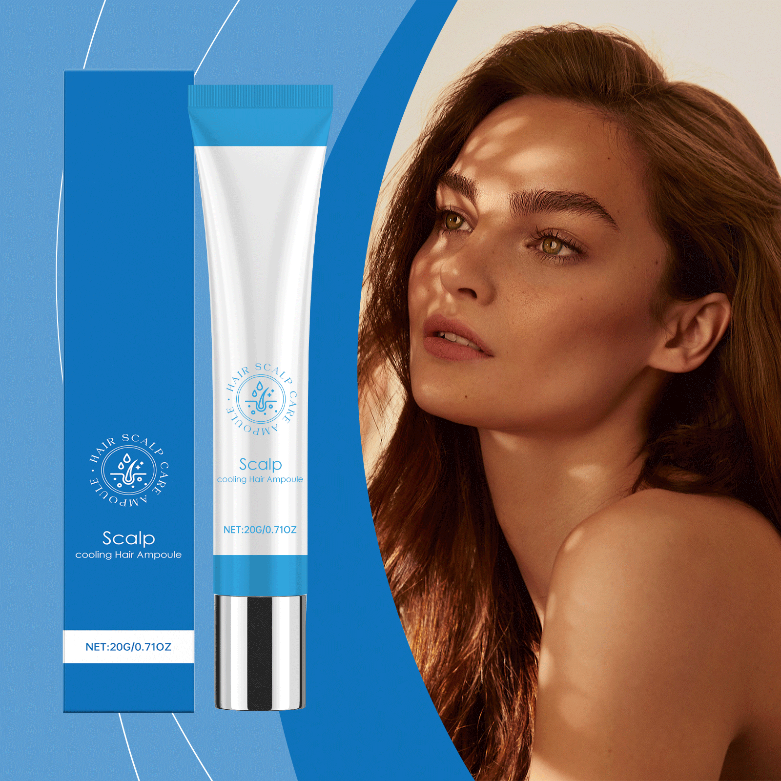 Hair Care Essence Roller Nourish Strengthen Repair Dry Damaged Soft Silky Shiny Tresses Liquid