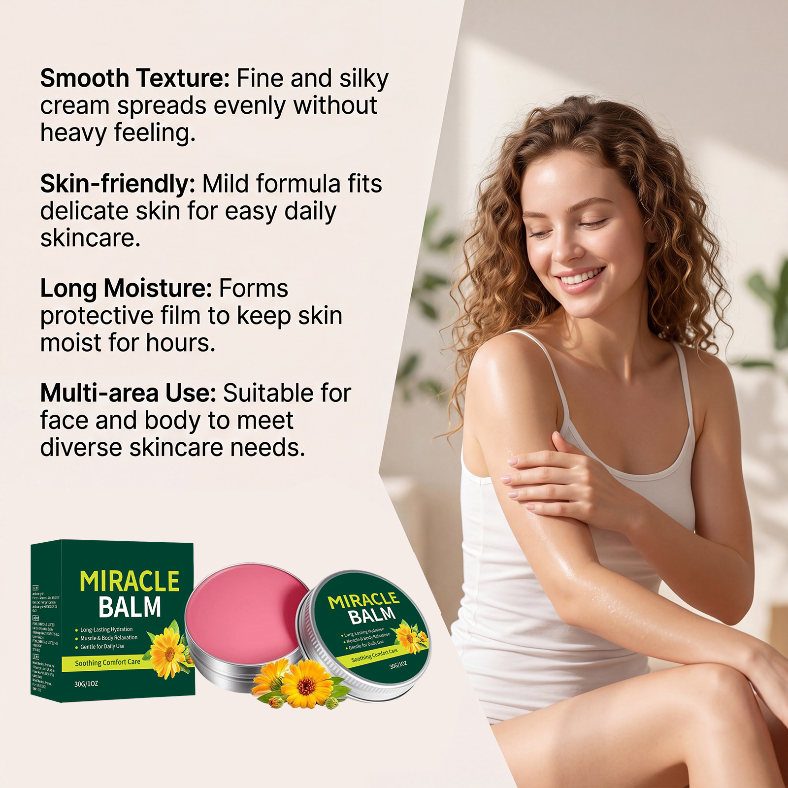 Skin Moisturizing Cream Mild Care Hydrating Nourishing Refreshing Non Sticky Convenient Body Skin Daily Skincare Lotion