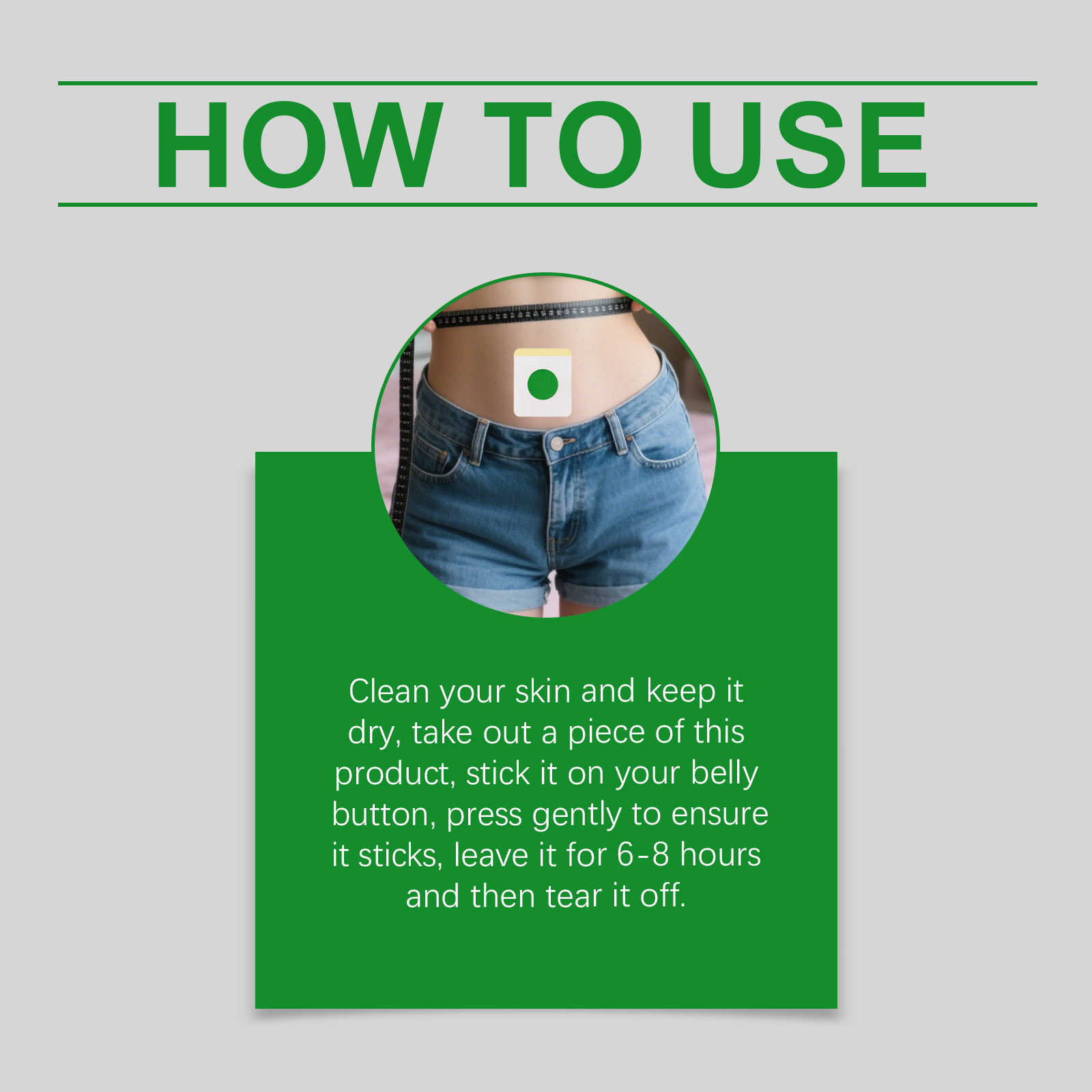 Herbal Body Care Patch Mild Gentle Comfort External Lazy Daily Figure Skin Treatment