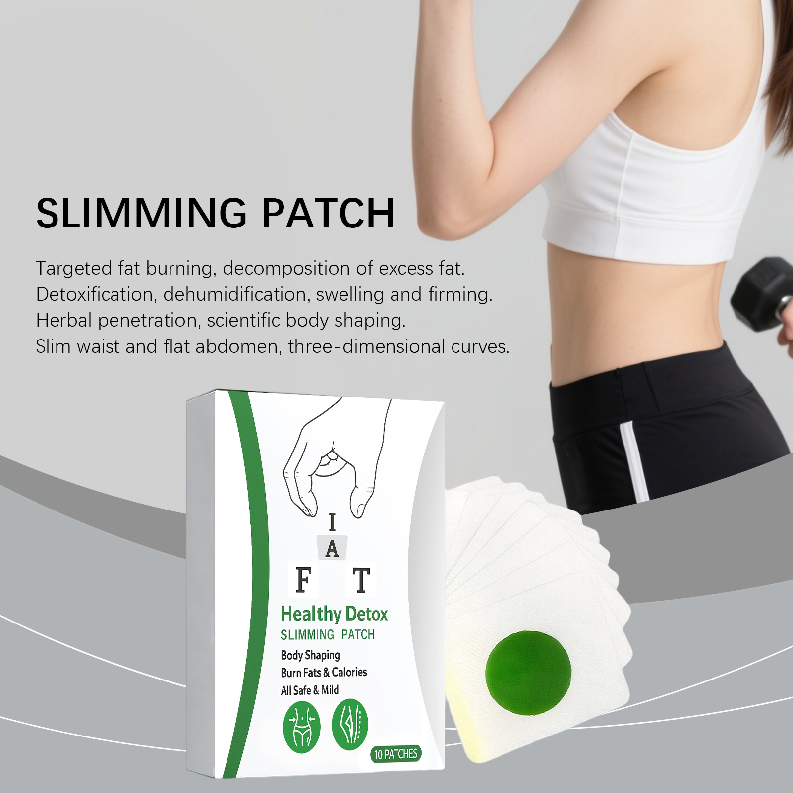 Herbal Body Care Patch Mild Gentle Comfort External Lazy Daily Figure Skin Treatment