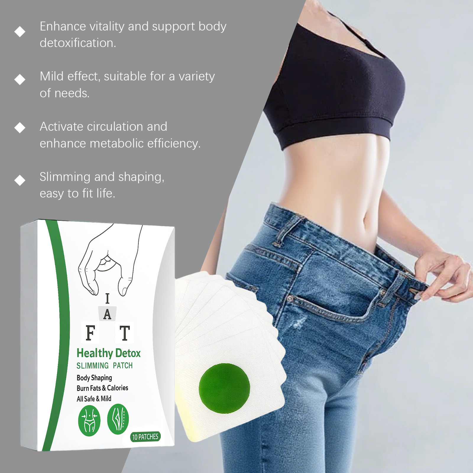 Herbal Body Care Patch Mild Gentle Comfort External Lazy Daily Figure Skin Treatment