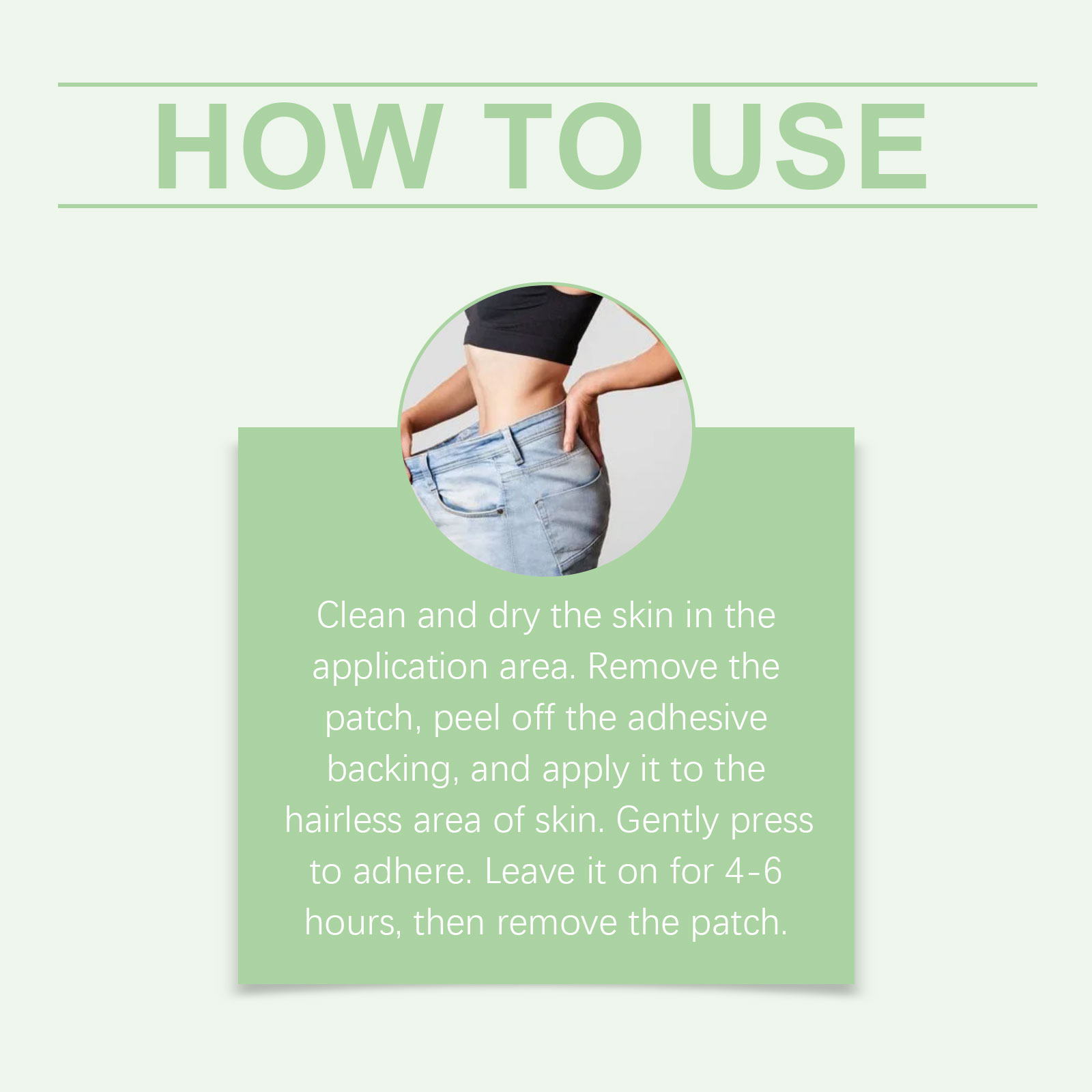 Slimming Care Microneedle Patch Keep Refreshing Microneedle Release Easy Apply Contain Plant Extract Body Treatment