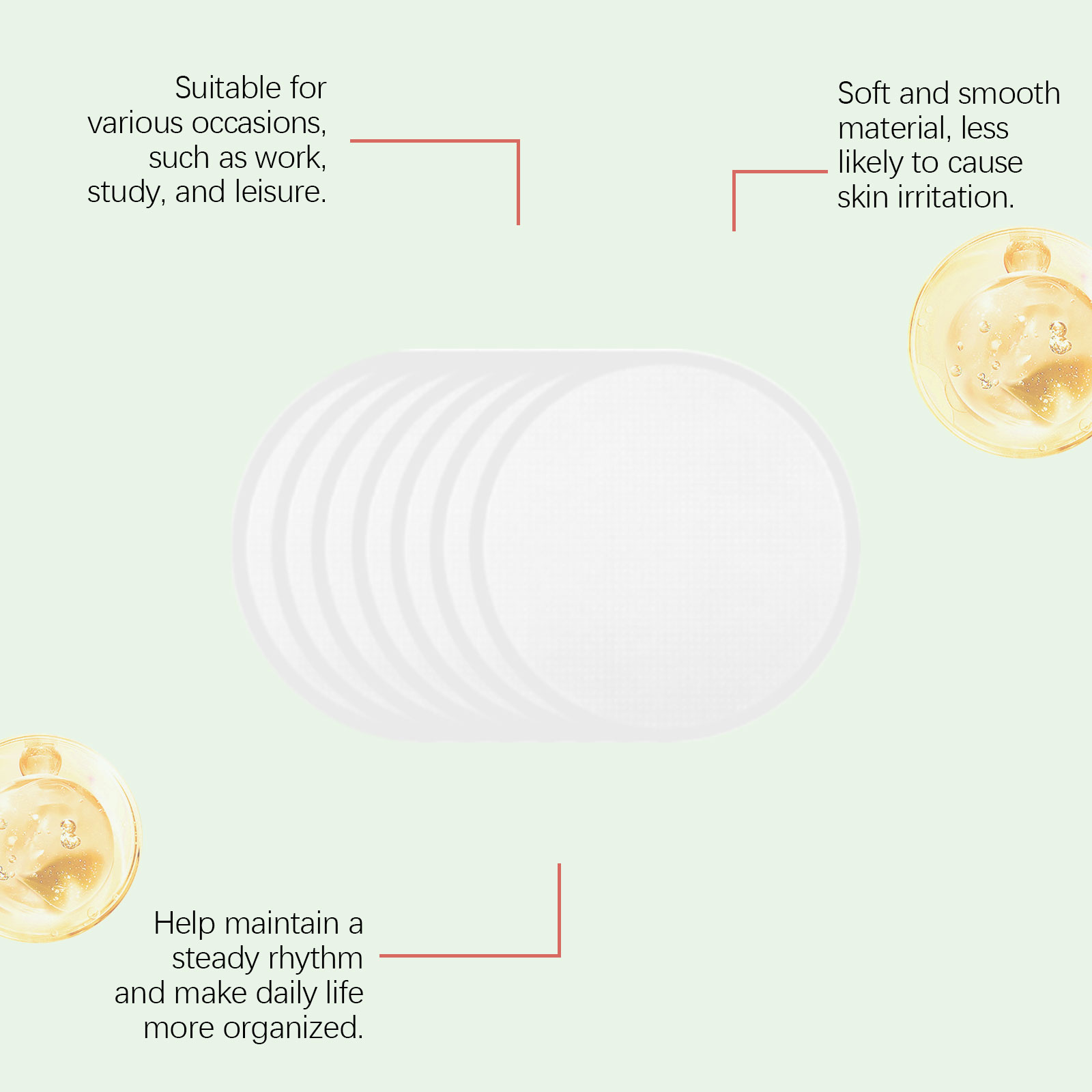 Slimming Care Microneedle Patch Keep Refreshing Microneedle Release Easy Apply Contain Plant Extract Body Treatment