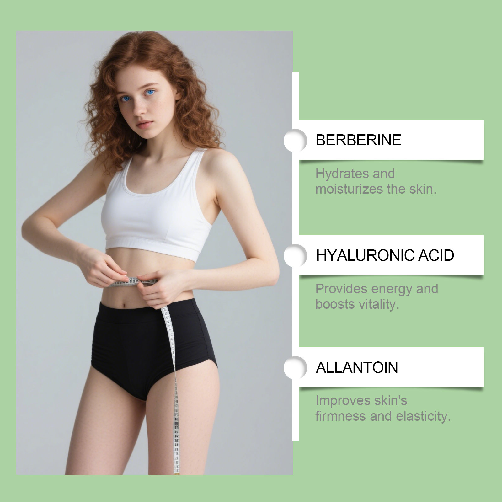 Slimming Care Microneedle Patch Keep Refreshing Microneedle Release Easy Apply Contain Plant Extract Body Treatment