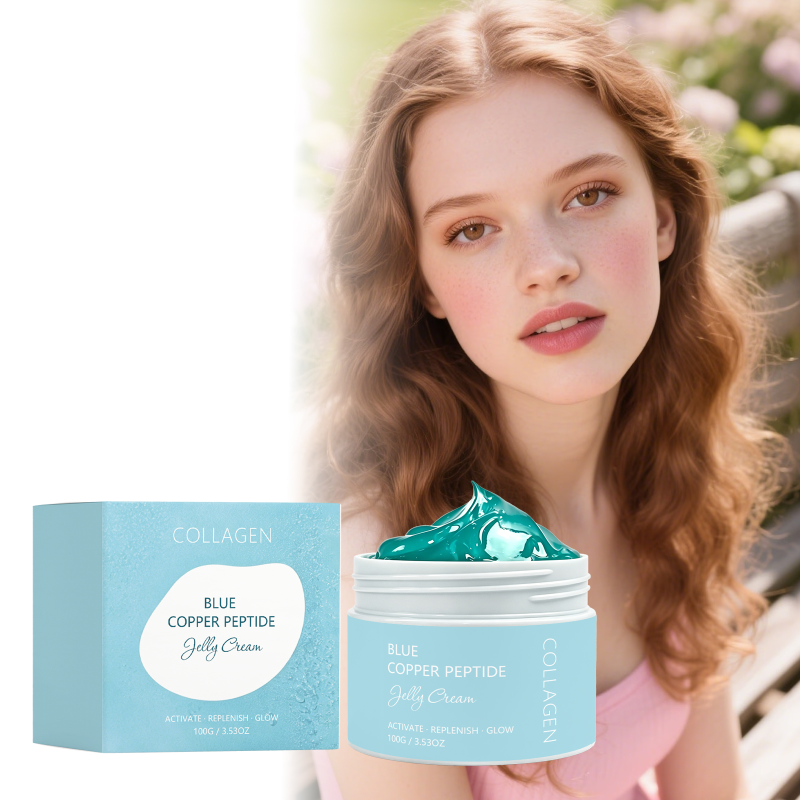 Facial Moisturizing Gel Mild Formula Hydrating Soft Smooth Skin Refreshing Delicate Daily Face Care