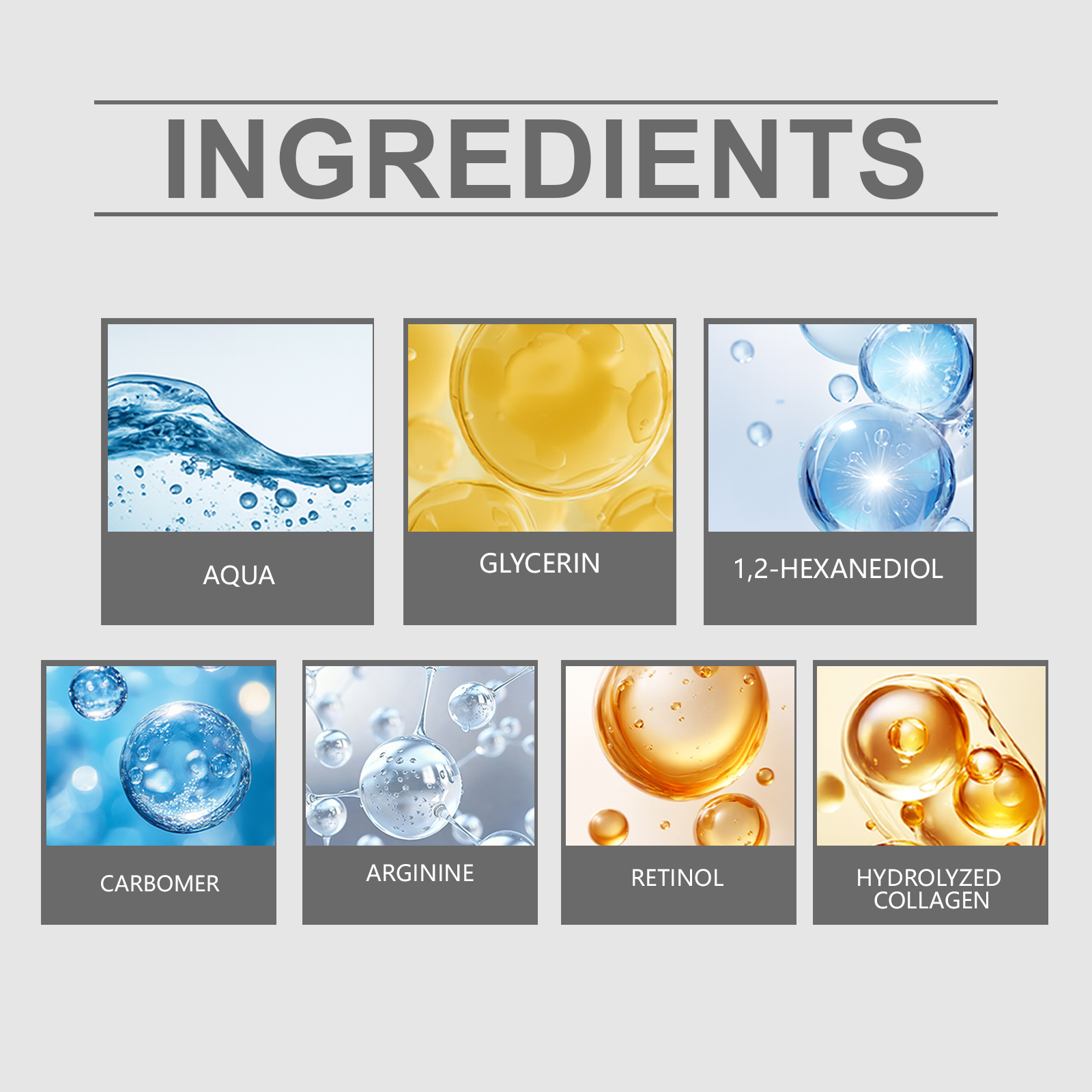Retinol Essence Liquid Gentle Hydrating Moisturizing Nourishing Multi Effect Facial Skin Care Soft Night Care Essence