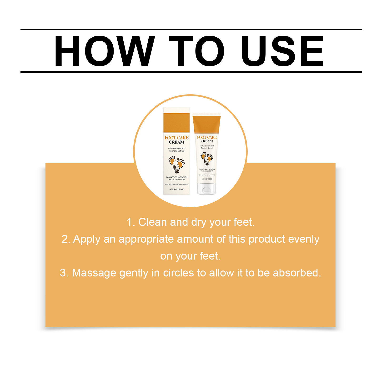 Foot Care Cream Daily Mild Hydrating Moisturizing Foot Skin Refreshing Tender Protecting Lotion