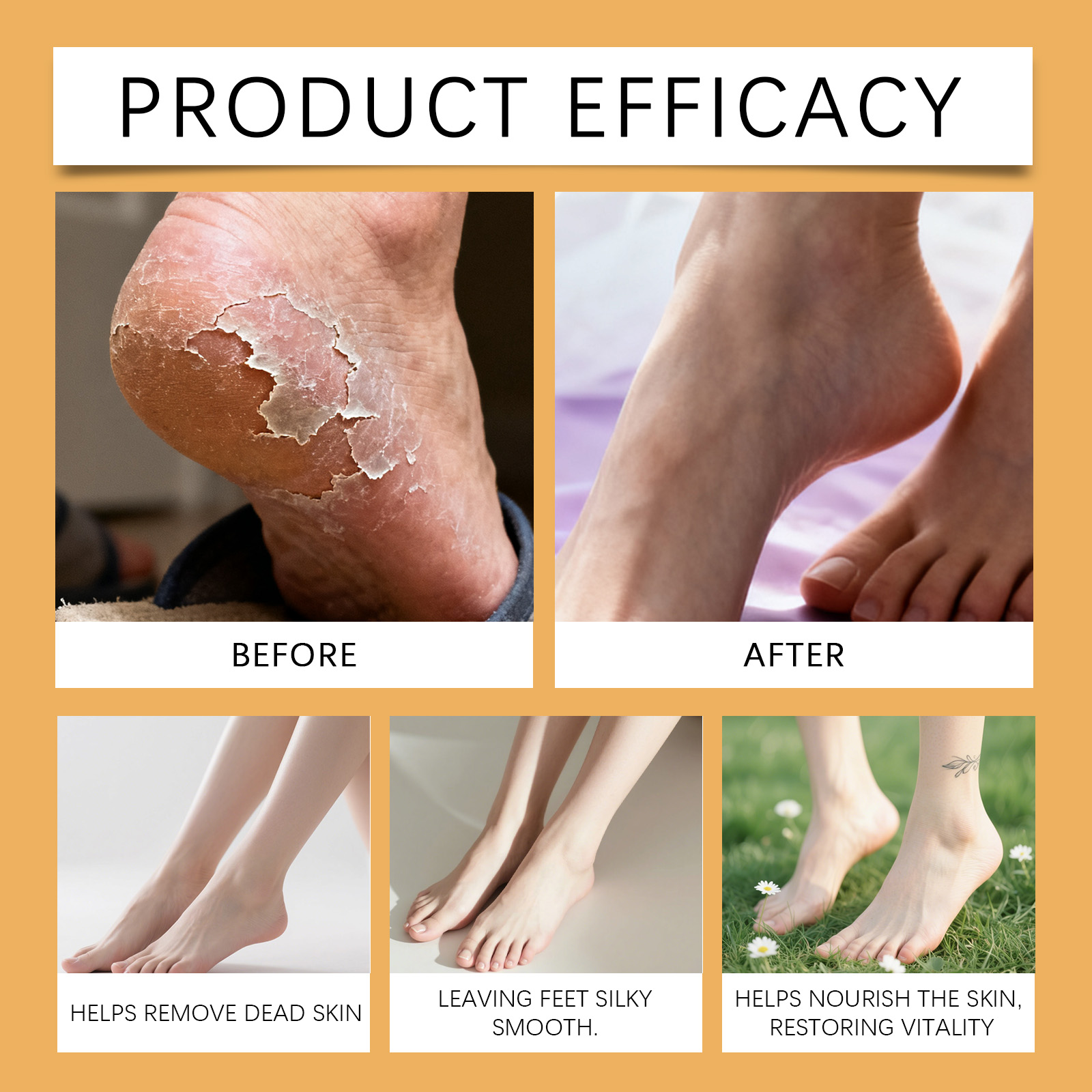 Foot Care Cream Daily Mild Hydrating Moisturizing Foot Skin Refreshing Tender Protecting Lotion