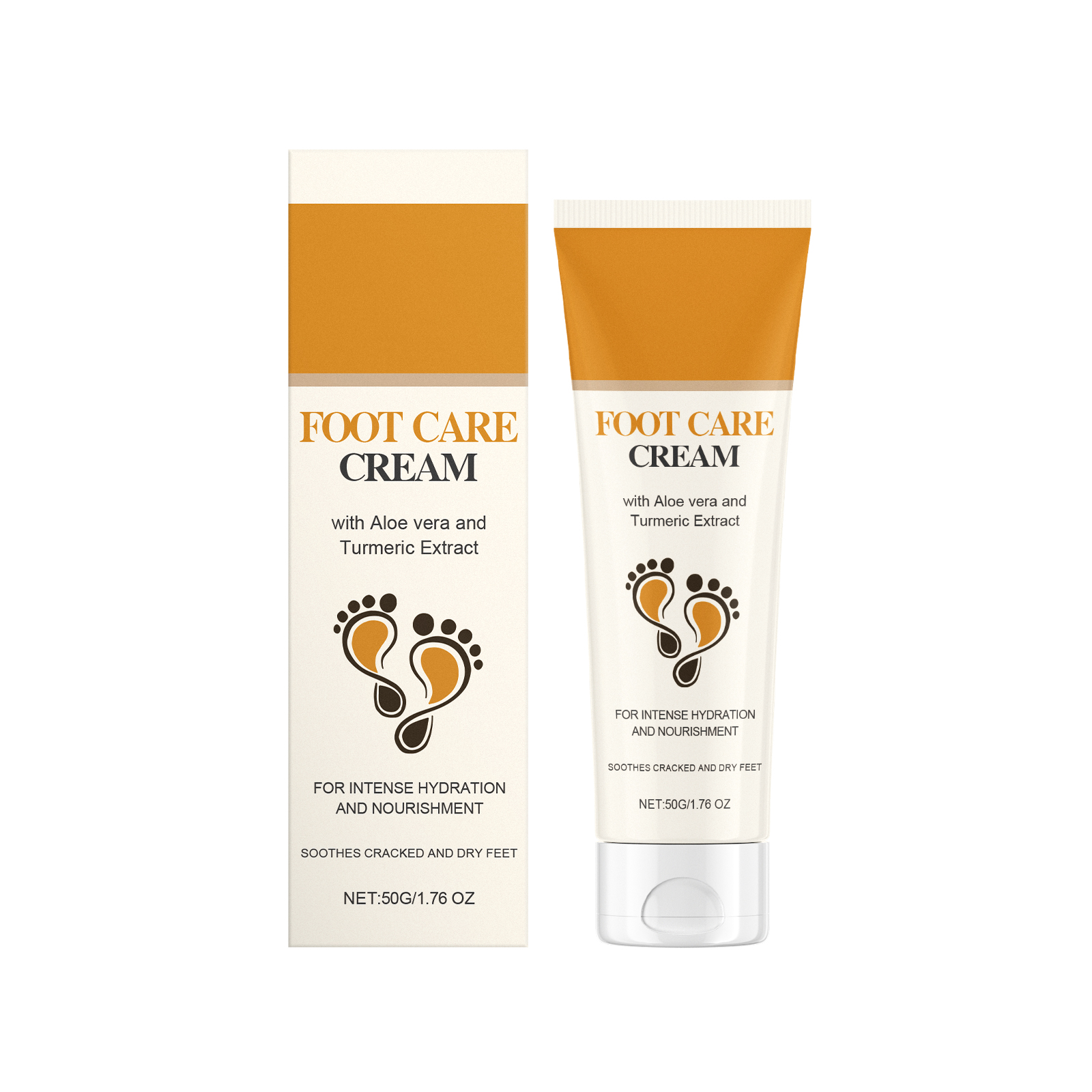Foot Care Cream Daily Mild Hydrating Moisturizing Foot Skin Refreshing Tender Protecting Lotion