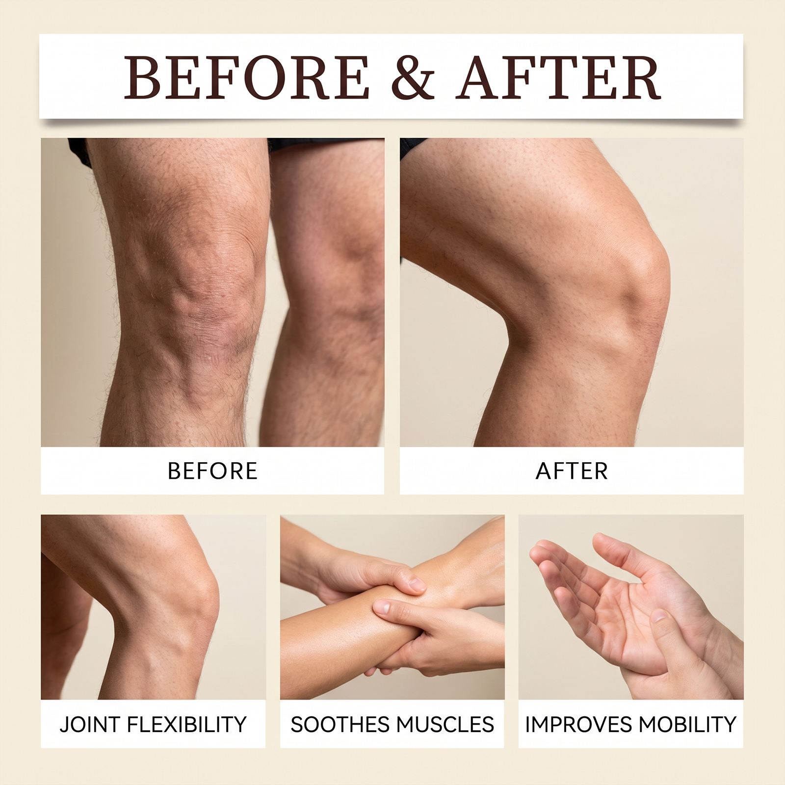 Joint Care Oil Gentle Mild Comfortable Elbow Knee Waist Light Refreshing Breathable Daily Smear Massage