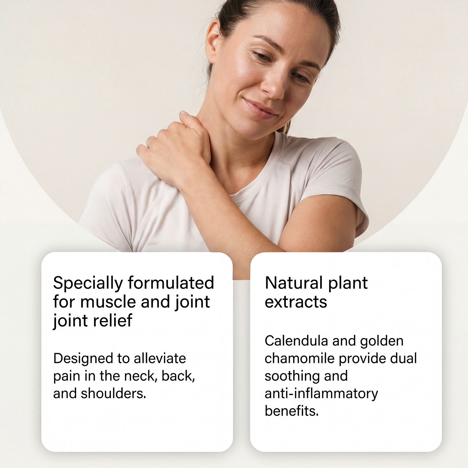 Joint Care Oil Gentle Mild Comfortable Elbow Knee Waist Light Refreshing Breathable Daily Smear Massage