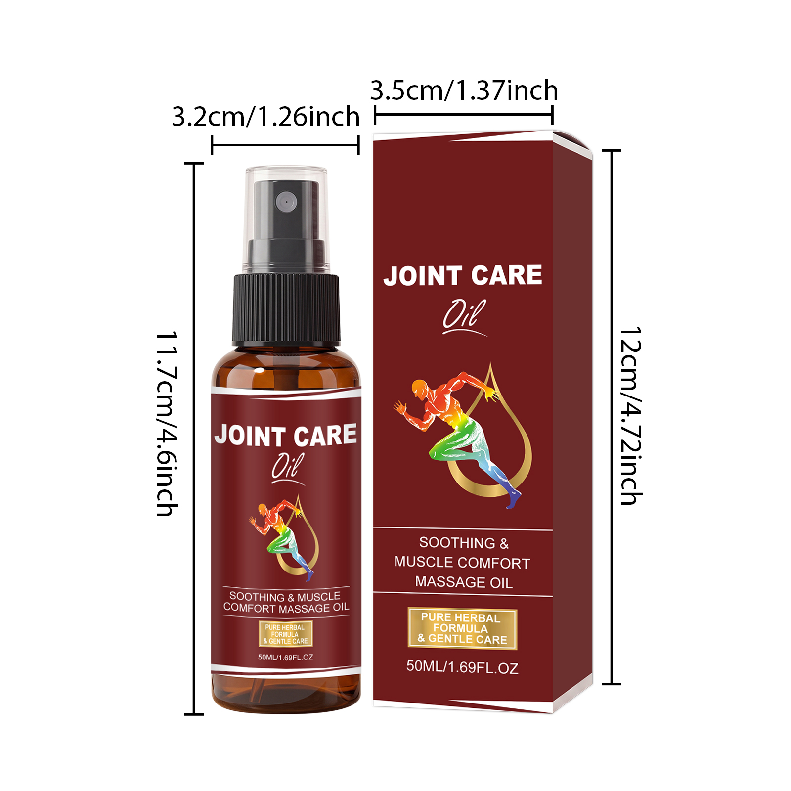 Joint Care Oil Gentle Mild Comfortable Elbow Knee Waist Light Refreshing Breathable Daily Smear Massage