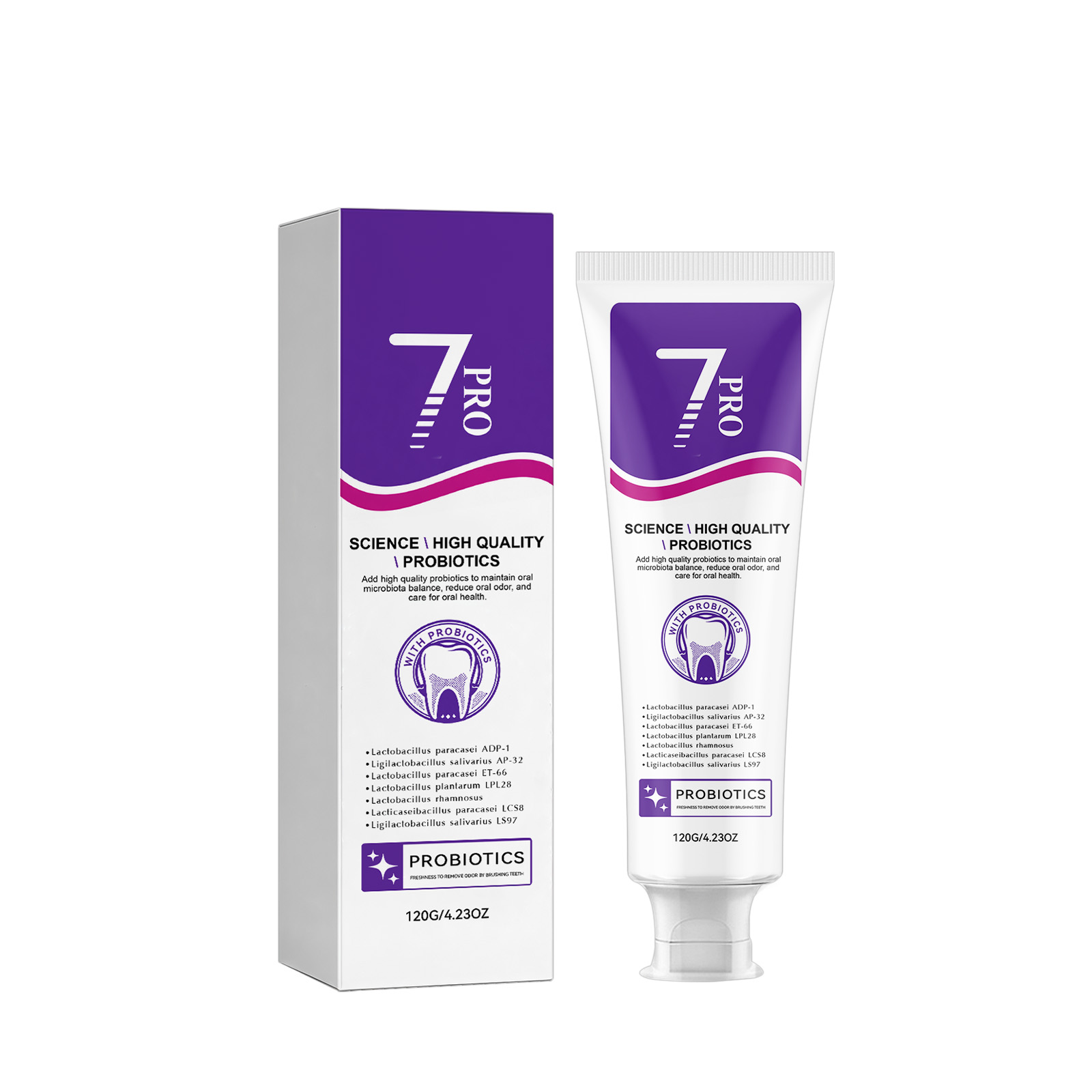 Daily Purple Fresh Gentle Comfortable Clean Bright Teeth Care Oral Nursing Tooth Paste