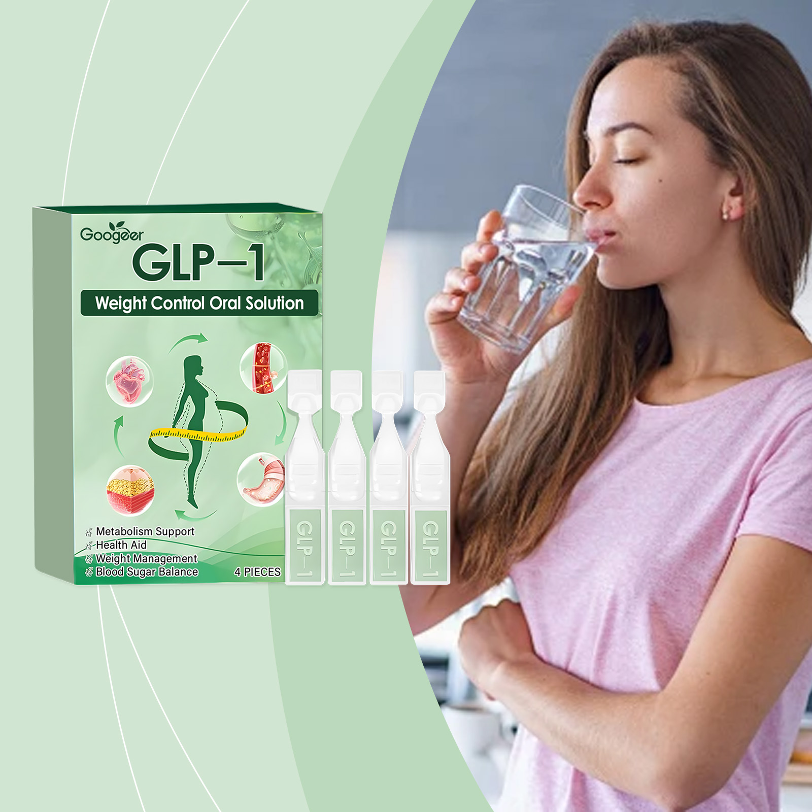 Metabolic Health Drops For Comprehensive Physical Body Treatment And Daily Wellness Support Formula