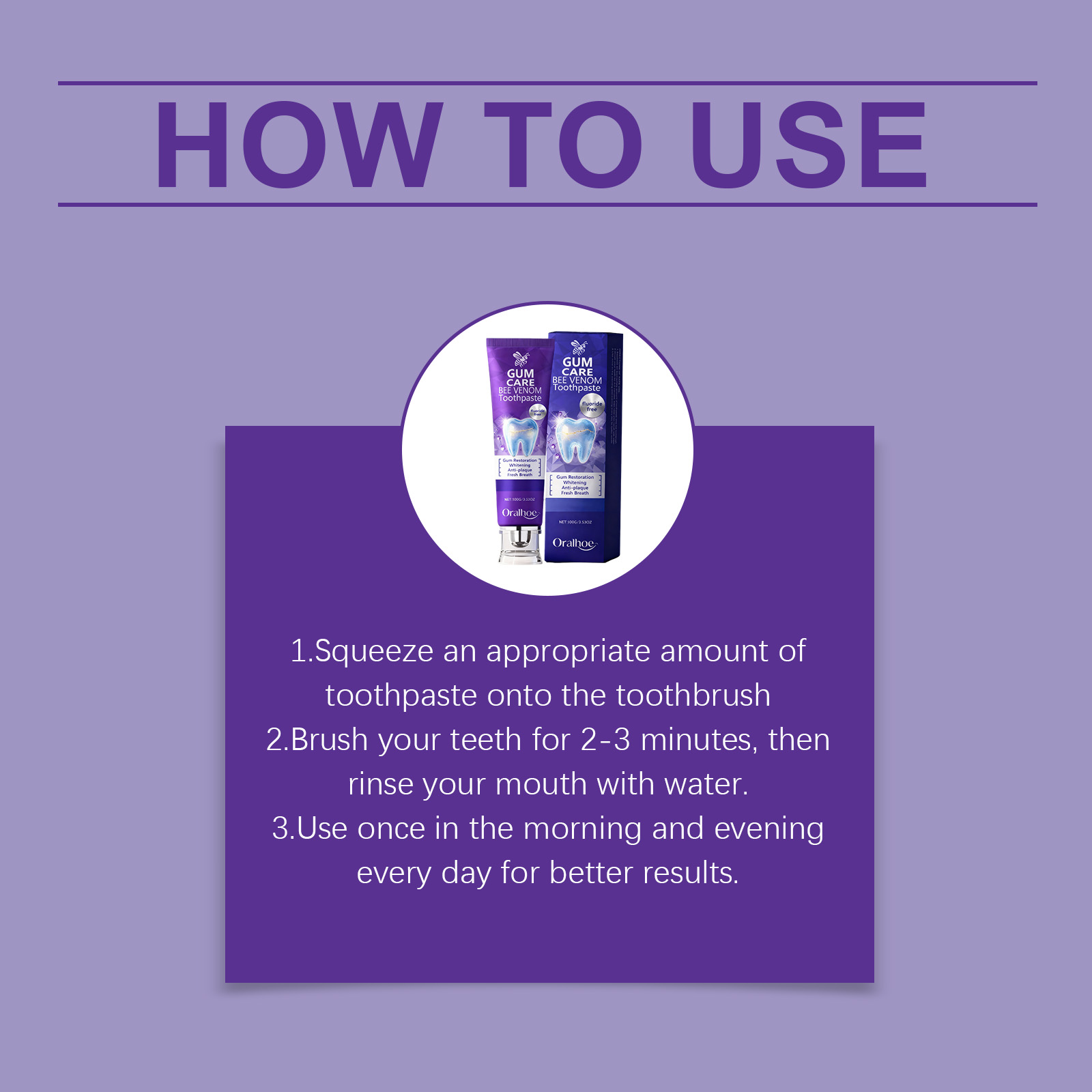 Bee Venom Care Toothpaste Freshens Breath Protects Gums Strengthens Enamel Daily Cleansing Guards Oral Health