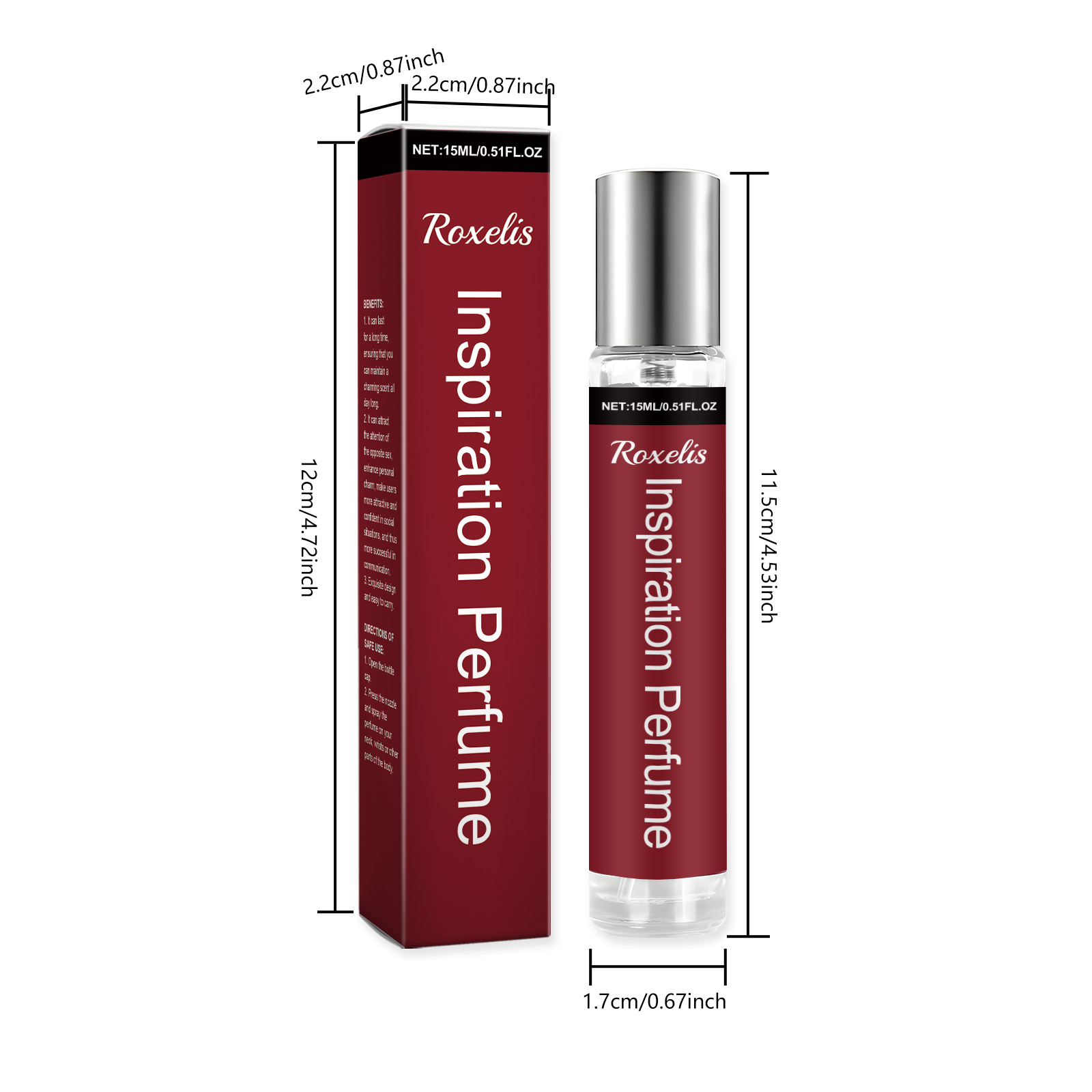 Inspiration Rouge Perfume Almond Saffron Fresh Light Floral Fruity Woody Charming Longlasting Dating Atmosphere Scent