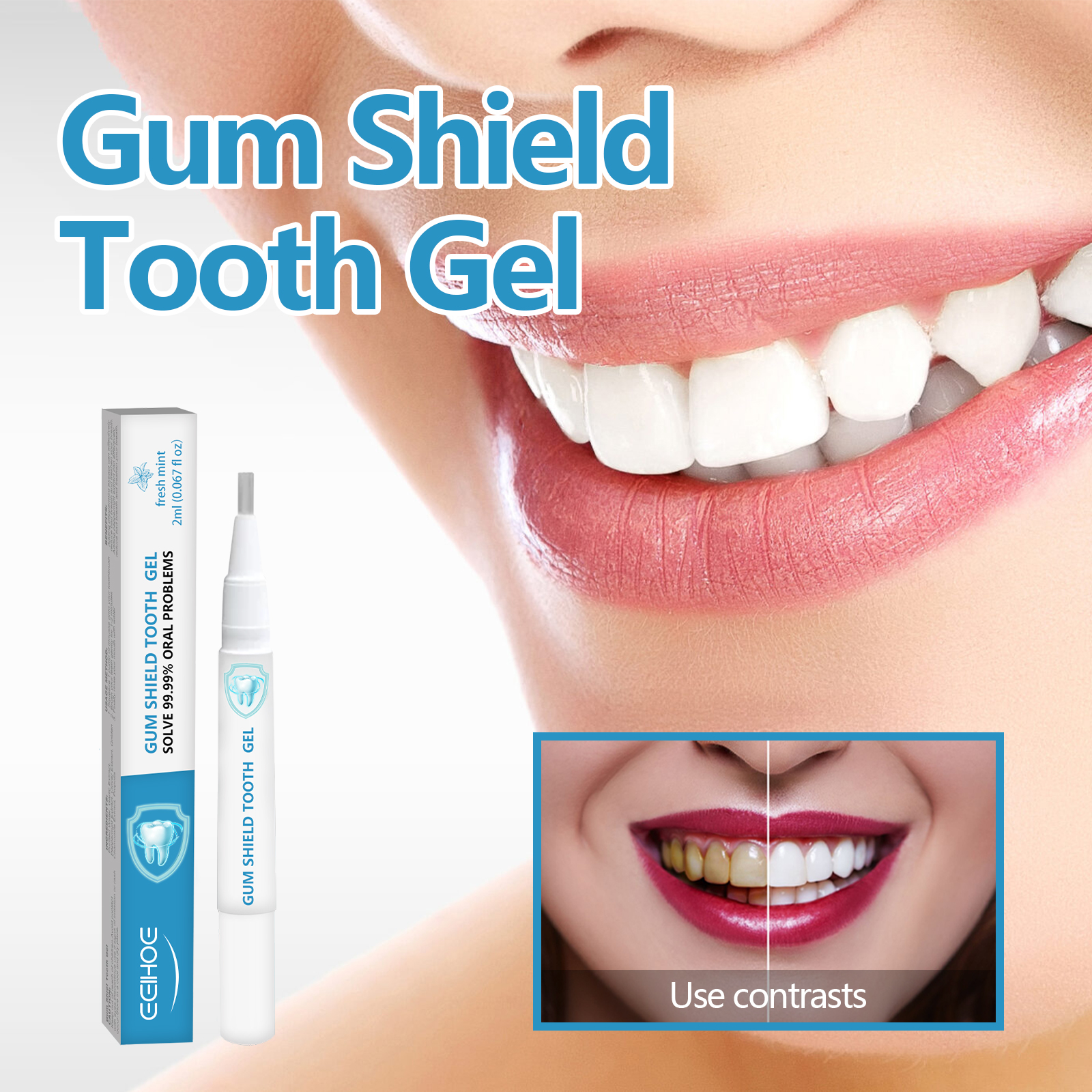 Gum Care Gel Pen Oral Hygiene Stain Remover For Teeth And Gum Health Daily Protective Treatment