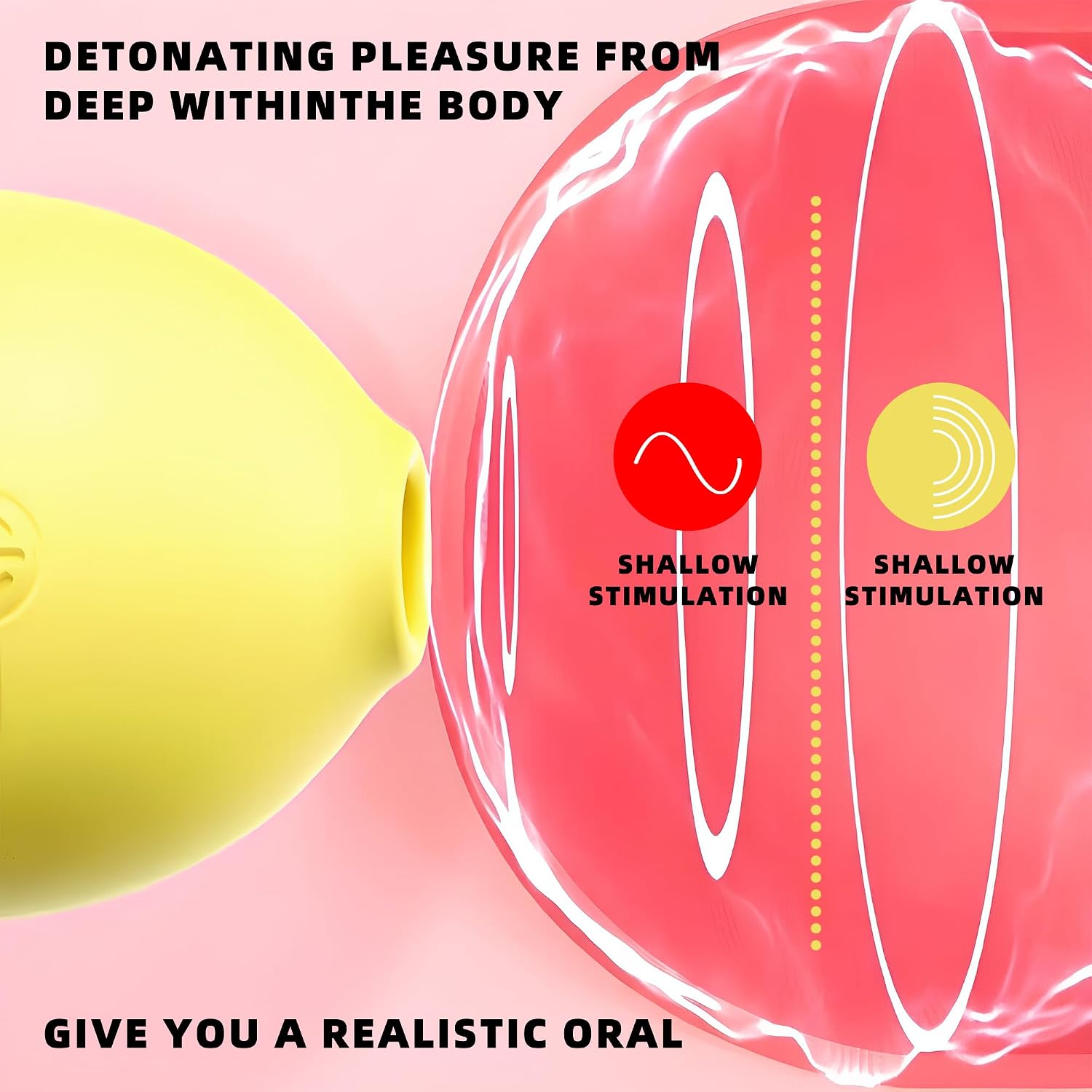 Sex Toy Vibrators for Women Clitorise Stimulator Sucker Clitoralsuction Toy Lemon Sex Toys Couples Female Clit Sucker Panty Vibabrator Waterproof Adult Toys