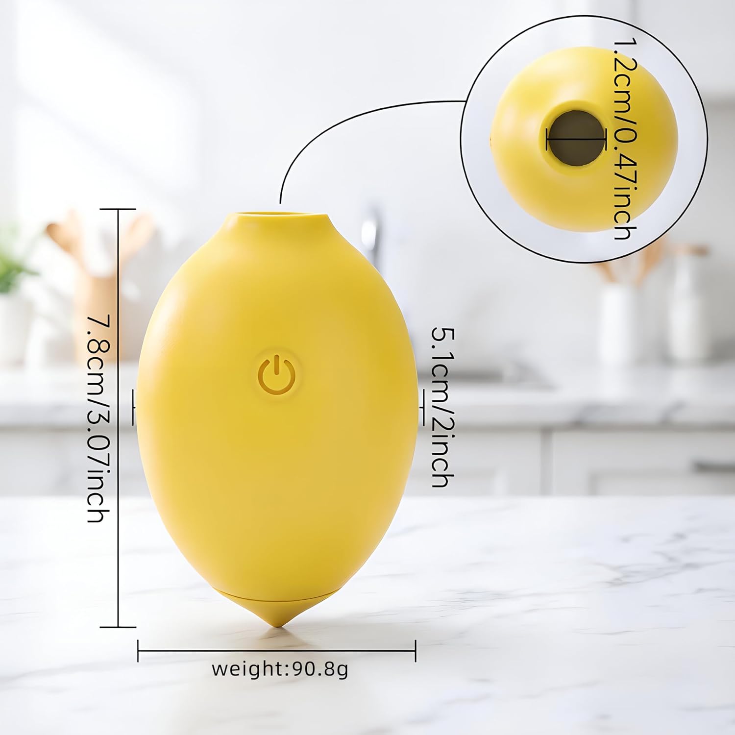Sex Toy Vibrators for Women Clitorise Stimulator Sucker Clitoralsuction Toy Lemon Sex Toys Couples Female Clit Sucker Panty Vibabrator Waterproof Adult Toys