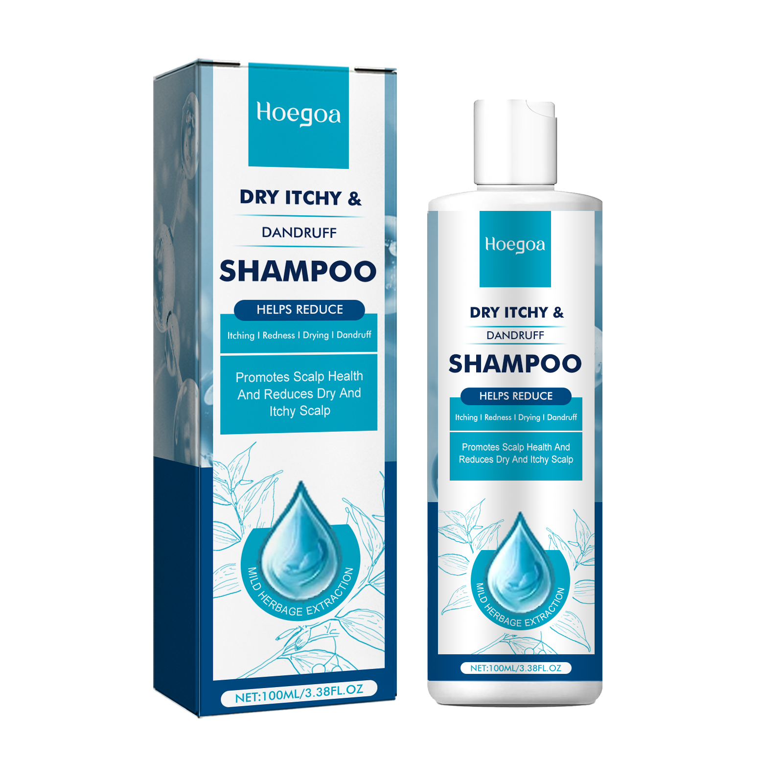 Anti Dandruff Scalp Soothing Shampoo Deep Cleansing For Itchy Scalp Flaking And Hair Strength Daily Care 1 PCS