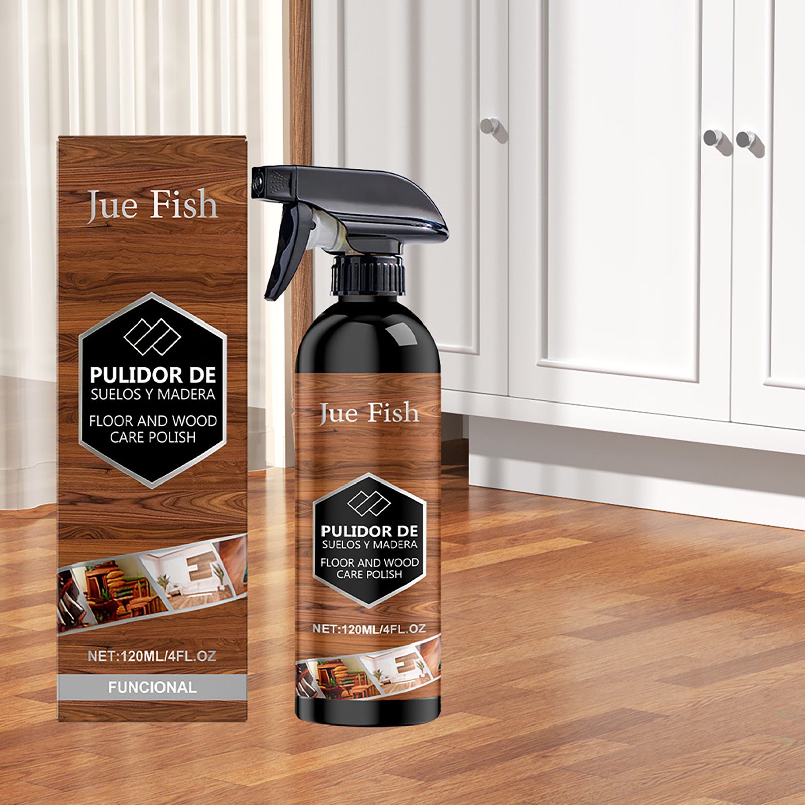 Wood Floor Care Spray Polyethylene Wax For Cleaning And Natural Shine Daily Maintenance