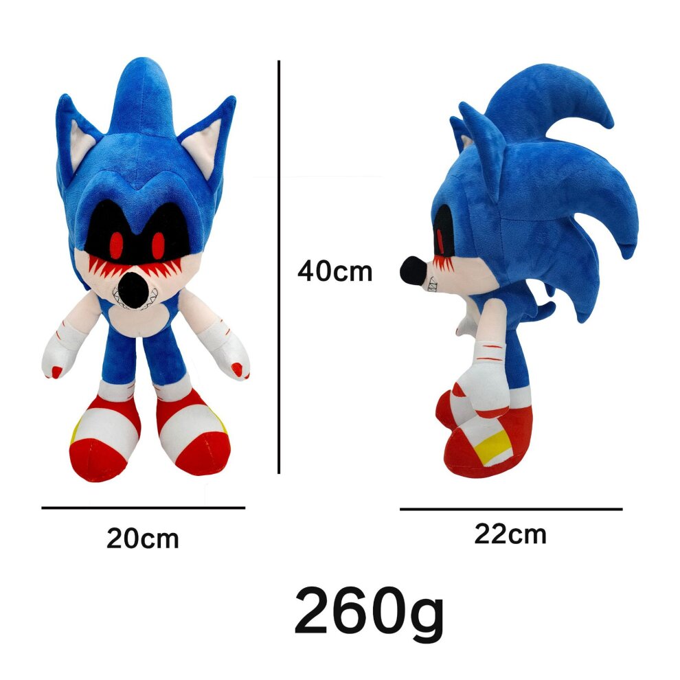 16  Alienated Sonic E X E Plush Doll Stuffed Animal Hedgehog Toy