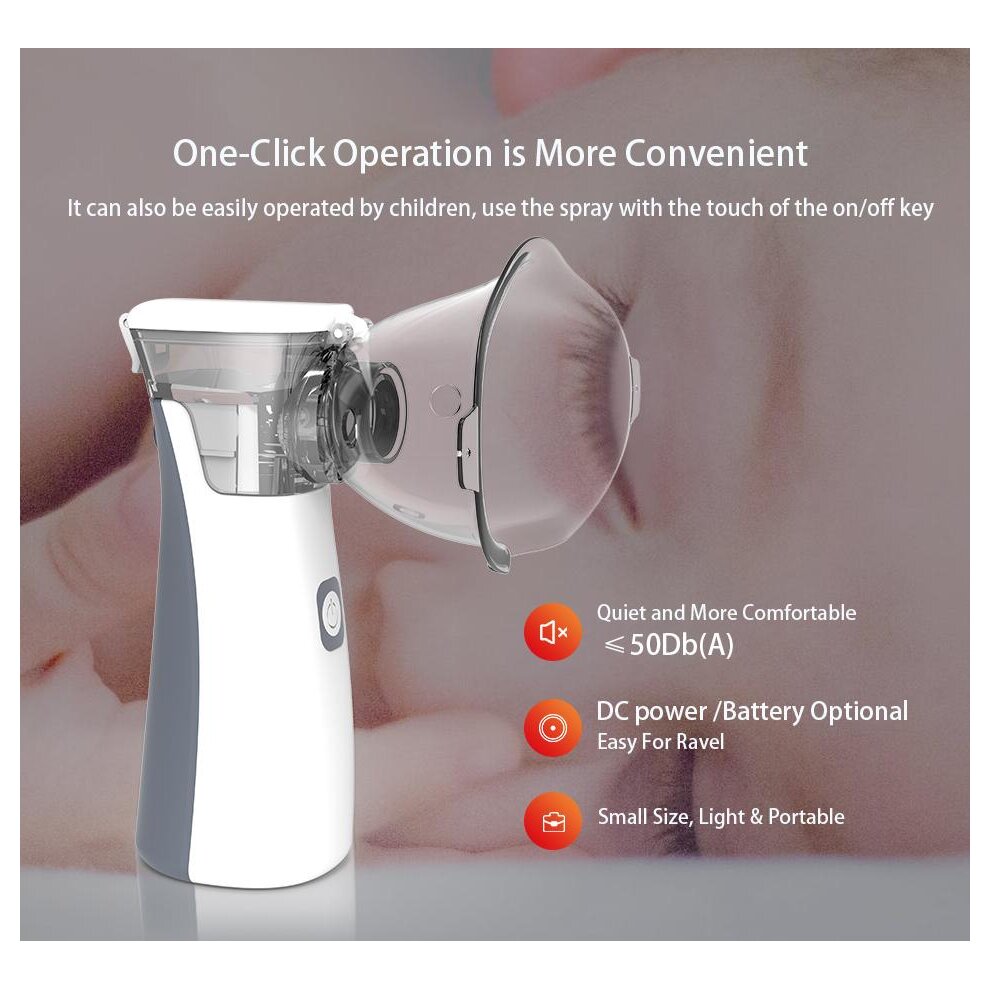 Portable Ultrasonic Nebulizer, Handheld Asthma Inhaler
