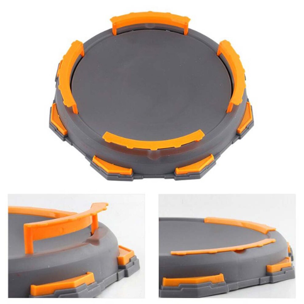 (Gray) Burst Gyro Arena Disk Exciting Duel Spinning Top Beyblades Launcher Stadium