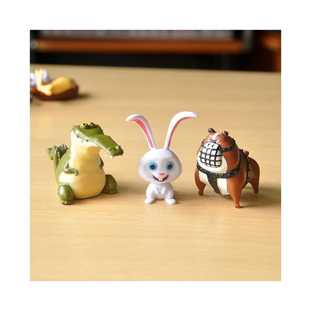 14PCS The Secret Life Of Pets Max Snowball Duke Chloe Gidget Action Figure Toys