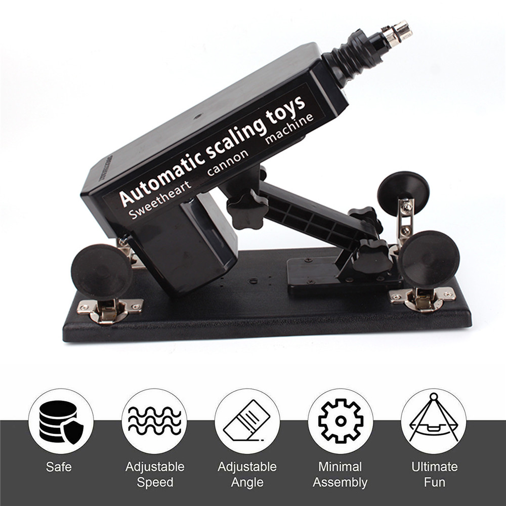 (Sex Machine) Automatic Sex Machine Gun Sex Toys Love Machine Adult Toys Fucking Toy Goods with Dildo Drawing and Inserting Apparatus Automatic Telescopic Speed Adjustable for Women and Couples
