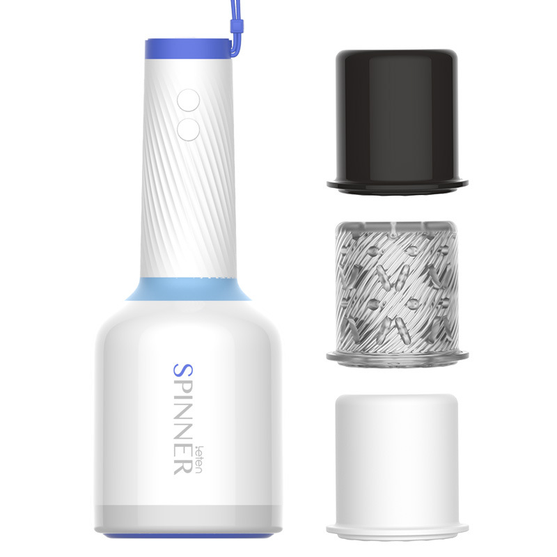 Male Masturbator Auto Rotation Penis Exserciser Stroker Cup Men Sex Toy Wine Bottle Design USB Rechargeable