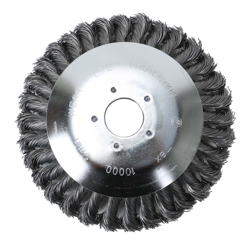 Steel Wire Wheel Trimmer Head Garden Weed Cutter Brush Lawn Mower Head