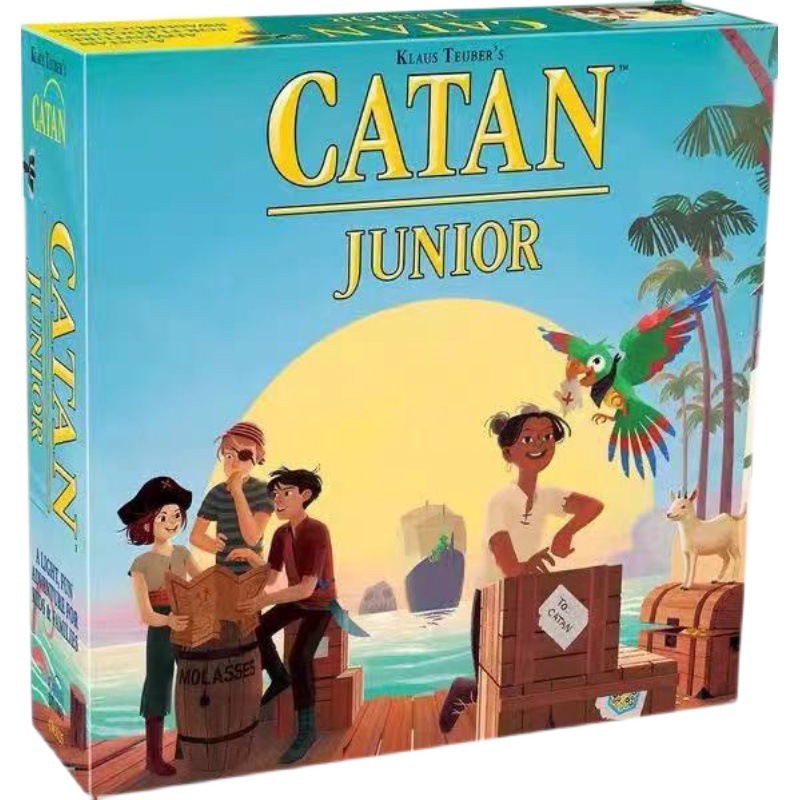 CATAN Junior Catan Board Game for Adults and Family Adventure Board Game Catan Trade