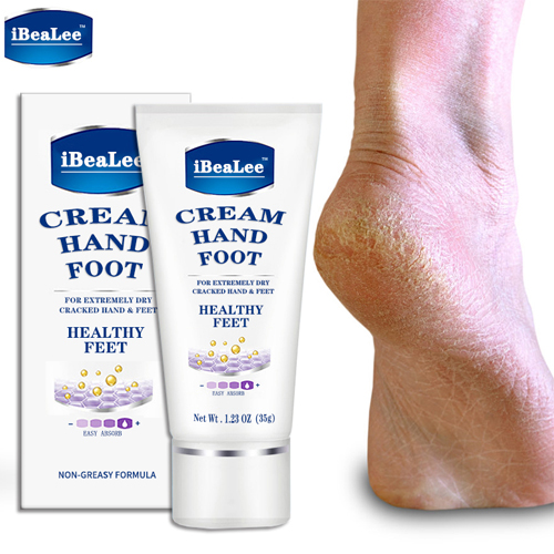 iBeaLee Anti Crack Foot Cream Repair Cream Repair Heel Cracked Dry Calluses Dead Skin Feet Peel Mask Herbal Hand Peeling Removal Feet Care 35ml