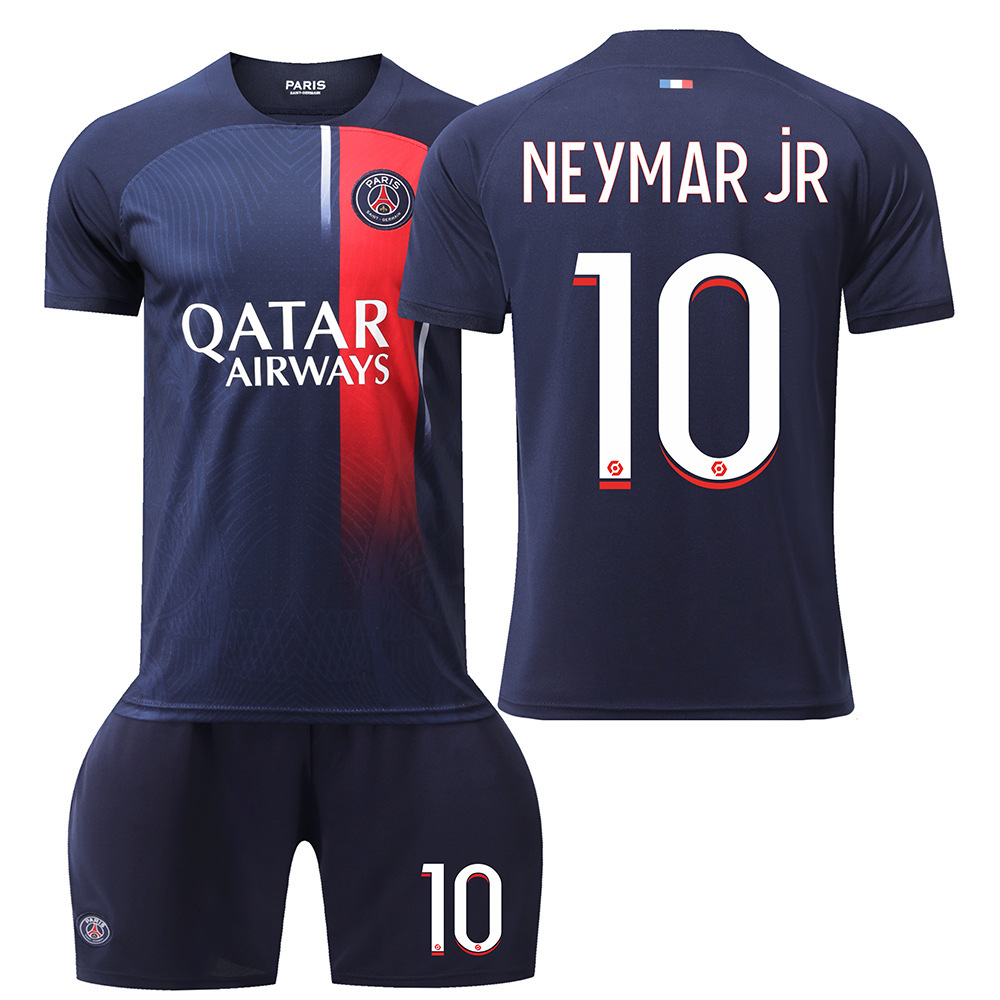 (2~3 Years) 23-24 New Adults Kids Kits Training Suits Short Shirt+Shorts Sports Sets UK Football Suits