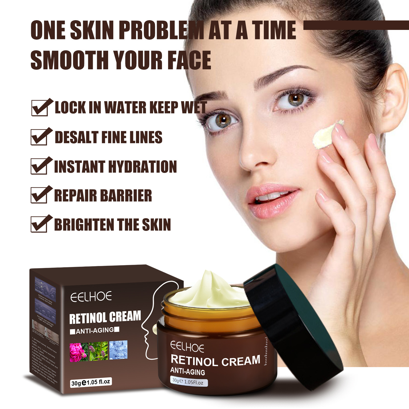 Retinol Anti-aging Cream Night Cream Remove Wrinkle Firming Lift Brighten Skin Colour Fade Fine Lines Moisturizing Skin Care