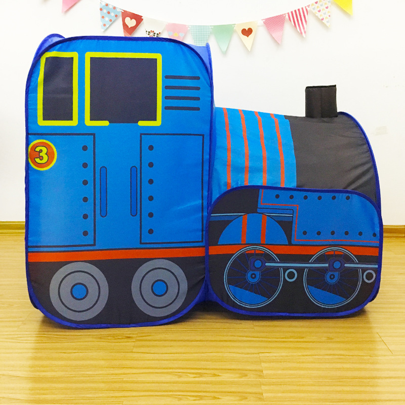 Fantasy Train Themed Childrens Tent Playhouse Indoor Play Centre for Birthday Gifts