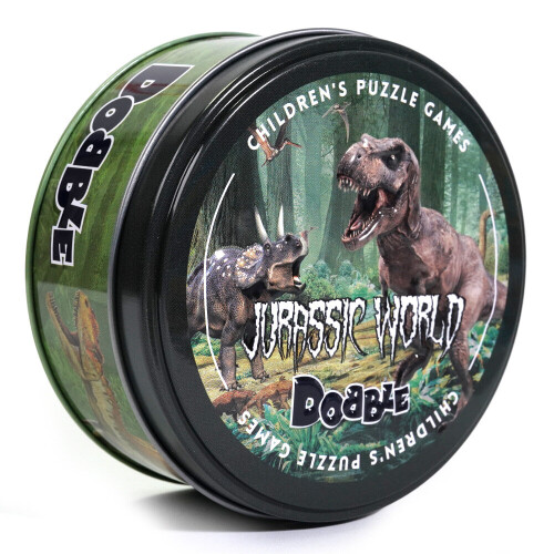 Jurassic World Dobble Parentchild Gathering Puzzle Card  English Card Game
