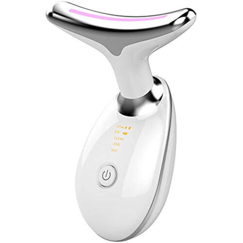 Neck Face EMS Thermal Neck Lifting and Tighten Massager Electric Micr