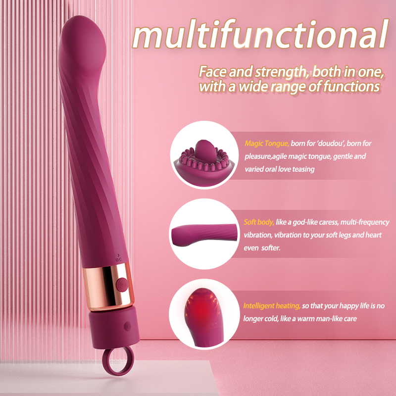 (Pink) Sex Toys Womens Vibrator Dildo G Spot Clitoral Stimulator Special Gun Machine Masturbator Massage Stick Adult Toys