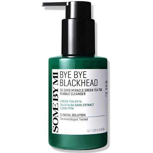 SOME BY MI Bye Bye Blackhead 30 Days Miracle Green Tea Tox Bubble Cleanser 120g